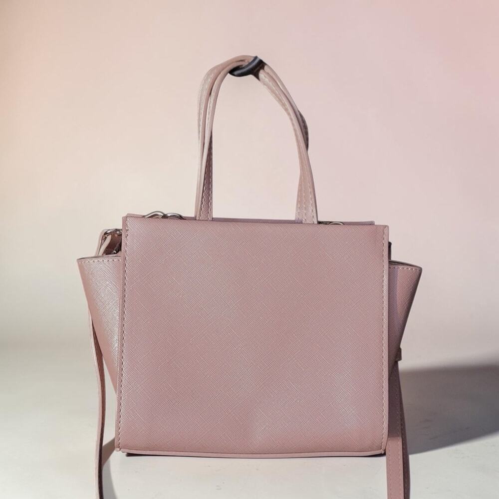 Steve Madden Blush Pink Structured Satchel Crossbody NWOT lil Bag - Picture 9 of 15